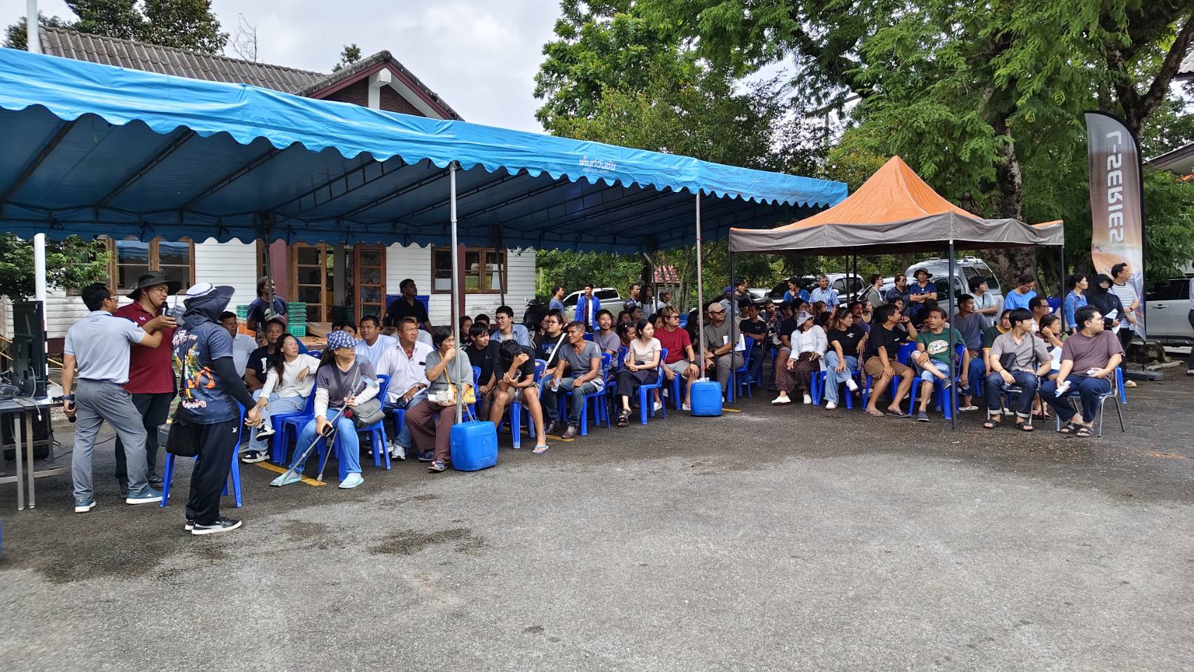 บรรยากาศผู้เข้าอบรมภาคปฏิบัติ